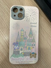 途兮星黛露達菲熊城堡iPhone15手機殼適用蘋果14/13promax皮質軟殼12少女心11可愛卡通漸變粉色新款 浮雕羊皮 粉底芭蕾兔城堡 iPhone 13 曬單實拍圖