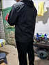EJOT夏秋防嗮衣夾克男士外套薄款韓版潮帥氣透氣情侶防嗮服男女皮膚衣 D21-0純色黑色  XL 100-120斤 曬單實(shí)拍圖