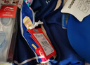 李寧（LI-NING）兒童泳衣男童分體泳衣沖浪服泳鏡泳帽套裝溫泉度假泳裝671藍(lán)色150 曬單實(shí)拍圖