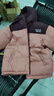 迪士尼女童羽絨服兒童冬季厚外套中大童白鴨絨三防滑雪服DS004粉色160 曬單實拍圖