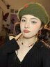 Amber Lollipop珍珠耳環(huán)女士小眾感紅瑪瑙流蘇耳墜周年紀念日生日禮物送女友老婆 紅色-微醺 曬單實拍圖