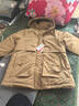 AEMAPE女款派克服女2025冬季新款短款夾棉棉衣棉襖棉服加絨外套 咖色 XL 建議120-135斤 曬單實(shí)拍圖