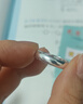 刻字999足銀戒指女男閉口素圈尾戒光面情侶戒指實(shí)心寬版歐美風(fēng) 【開口】寬約4mm弧面 開口調(diào)節(jié)款 曬單實(shí)拍圖