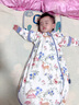 蒂樂嬰兒睡袋包腿恒溫春秋冬款寶寶新生兒童一體防踢被子四季通用 【室溫5-20°C】紫鹿仙蹤 【適合身高65-85cm】 2歲以內(nèi) 曬單實拍圖