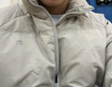 馬登美式休閑90白鴨絨立領(lǐng)短款羽絨服戶外防風(fēng)面包服保暖上衣外套男冬 淺灰色 L 曬單實(shí)拍圖