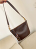 viney新款牛皮單肩包包女包小眾斜挎包輕奢生日新年禮物送女友老婆 【咖色】高檔實(shí)用品牌女生洋氣小包 曬單實(shí)拍圖