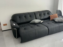 宜洛電動(dòng)功能沙發(fā)零靠墻太空艙家庭影院意式極簡(jiǎn)可伸縮真皮沙發(fā)床 【旗艦版·325cm大四人位·三電機】 【Luna月神-納帕平紋半青皮】接觸面 曬單實(shí)拍圖