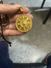泰聚福八寶羅盤(pán)黃金吊墜女金包銀福字平安鎖項(xiàng)鏈送男女士情侶款深圳水貝 金1克 八吉祥吊墜-總重約16克 曬單實(shí)拍圖