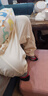 婧麒（JOYNCLEON）孕婦褲子春秋款外穿2025新款闊腿褲孕期不勒肚子加絨孕婦裝冬 米杏色【高端歐棉  加絨保暖】 XL碼 曬單實(shí)拍圖
