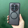 希軒 適用VIVO X200PRO手機(jī)殼新款vivox200Ultra磁吸磨砂x200鏡頭全包防摔保護(hù)套高端高級(jí)感簡(jiǎn)約男女款 萊卡磁吸-膚感磨砂【黑色】 VIVO X200PRO 曬單實(shí)拍圖