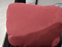 元族寶馬頭枕車(chē)用護頸枕新5系3系1系7系X1X3X5X6腰靠墊透氣靠枕套裝 高配沖孔款頭枕火山紅2個(gè)裝 曬單實(shí)拍圖