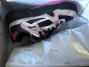 FILA FUSION斐樂(lè)潮牌女鞋BANK II專業(yè)滑板鞋2024冬新款運(yùn)動(dòng)鞋板鞋 黑/果醬紫-BC 38 曬單實(shí)拍圖