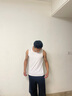 浩沙（hosa）背心男士運動(dòng)透氣打底衫棉莫代爾修身高彈無(wú)袖 純白 XL  曬單實(shí)拍圖