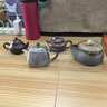 銀器時代水墨山間銀壺泡茶壺中式復古風銀茶壺家用名家純手工功夫小茶壺 大漆把C款140克+證書 190ml 曬單實拍圖
