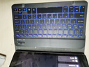 GOMI適用蘋(píng)果ipad10.2/11代無(wú)線(xiàn)藍牙鍵盤(pán)air2/3/7鼠標mini5/4便攜pro11外接手機 背光10寸黑鍵盤(pán)（單鍵盤(pán)）+收納包/支架/充電線(xiàn) 曬單實(shí)拍圖