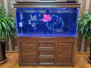 森森（SUNSUN）新品森森美式帝雅超白玻璃底過濾龍魚缸大型客廳魚缸免換水 (專業(yè)級)美式-帝雅 1.5米48.2寬 靠墻款 曬單實拍圖