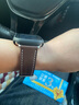 適用蘋(píng)果手表表帶AppleWatchS10/Ultra2/S9/8愛(ài)馬仕原裝真皮表帶 原裝同款-咖色 44/45/46/49MM表盤(pán)通用 曬單實(shí)拍圖