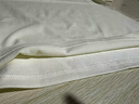 純白色500g重磅圓領(lǐng)涼感T恤純棉加厚情侶男女短袖大碼三本針半袖 白色-500g重磅 XL 建議150-170斤 曬單實拍圖
