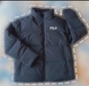 FILA 斐樂(lè )官方男裝羽絨服男冬季時(shí)尚休閑連帽情侶保暖外套 正黑色-BK 180/100A/XL 曬單實(shí)拍圖