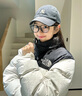 北面（The North Face）1996Nuptse高蓬鵝防水羽絨服女潮牌經(jīng)典ICON24秋季上新美碼|3XEO ROU/米白色 S 曬單實拍圖