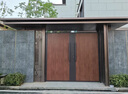 農(nóng)村自建房庭院大門 中式現(xiàn)代簡約風(fēng)格 航空級鋁材6063t 可定制 黑色 中式鋁合金雙開門/每平米 曬單實拍圖
