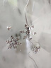 WOUG施華洛世奇鋯s925銀石雪花項鏈女秋冬毛衣鏈新款2024頸鏈輕奢小 銀色旋轉(zhuǎn)雪花毛衣鏈(+精品禮盒) S 曬單實拍圖