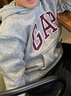 Gap【大小童同款】男女童logo抓絨衛(wèi)衣外套646082 海軍藍(lán) 90 cm(1-2歲)亞洲尺碼 曬單實(shí)拍圖
