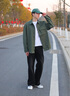 Calvin KleinJeans春秋男士潮流復古工裝風(fēng)ck貼袋印花通勤長(cháng)袖襯衫J326802 LLP-軍綠 L 曬單實(shí)拍圖