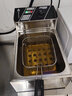 笠菱電炸爐商用電炸鍋不銹鋼加厚單雙缸油炸鍋家用大容量炸薯?xiàng)l機(jī)油條雞排炸串無煙小吃設(shè)備油炸機(jī)器 單杠單篩【10.8L大容量】 曬單實(shí)拍圖