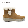 斯凱奇（Skechers）秋冬女鞋雪地靴中筒靴144133 栗色/CSNT 37 曬單實(shí)拍圖