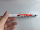 edding德國EDDING記號筆4095玻璃筆可擦體粉筆彩色蠟筆黑板白色涂鴉寫(xiě)字汽車(chē)玻璃馬克筆畫(huà)筆除畫(huà)櫥窗 4095白色 可擦玻璃筆 曬單實(shí)拍圖
