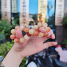 QMXD菩提根手串女文玩盤珠菩提子學(xué)生盤玩佛珠文玩盤串手鏈男珠子禮物 楊梅飄花圓珠【主圖款】 曬單實拍圖