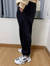 森馬男鞋高幫秋冬款休閑百搭國(guó)潮老爹鞋男士輕便跑步運(yùn)動(dòng)鞋子加絨棉鞋 白黑主圖款 40 曬單實(shí)拍圖