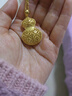 卡鉑亞黃金吊墜男女 足金999花絲金葫蘆吊墜項鏈掛墜飾品禮物 8.14克 高3.6cm 寬2.3cm 曬單實(shí)拍圖
