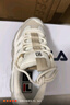 斐樂（FILA）官方女鞋復(fù)古運(yùn)動(dòng)鞋新款加絨可頌鞋休閑鞋老爹鞋 豆腐白/燕麥色-TO 36 曬單實(shí)拍圖