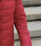 雅鹿輕薄羽絨服女秋冬季時尚短款戶外運動連帽小個子紅色外套女 曬單實拍圖