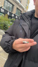 雅鹿秋冬季新款棉衣男小棉襖子羽絨棉服寬松面包服百搭立領(lǐng)保暖外套 1266黑色 M (推薦110-125斤) 曬單實(shí)拍圖
