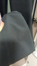 美洋（MEIYANG）生姜喇叭褲輕暖滋潤(rùn)四面彈玻尿酸加絨保暖休閑褲時(shí)尚高腰顯瘦褲子 黑色（短版） M 曬單實(shí)拍圖
