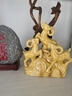 三陽(yáng)開(kāi)泰三羊開(kāi)泰陶瓷羊擺件十二生肖羊風(fēng)水家居裝飾品工藝品 黃色中號28厘米 曬單實(shí)拍圖