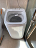 海爾（Haier）5公斤波輪洗衣機小型兒童母嬰寶寶內衣洗衣機全自動(dòng)一級能效迷你DD直驅變頻 柔護內筒 國家補貼20% 5公斤小小神童白色B388+直驅+HP 電離除菌 曬單實(shí)拍圖