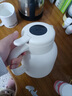 KOKUUN日本品牌保溫壺316不銹鋼燜茶智能顯溫泡茶壺茶水分離悶泡壺 時(shí)尚白 1500ml 顯溫款 曬單實(shí)拍圖