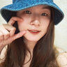 CHANEELR & KARITH漁夫帽女春夏牛仔日系顯臉小遮陽(yáng)水桶帽子生日小眾禮物送女友老婆 深藍色 曬單實(shí)拍圖