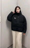 安踏速暖羽絨服丨短款面包服女子冬季保暖立領(lǐng)棉服外套162448905N 曬單實(shí)拍圖
