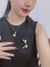 紀(jì)詩哲（GIEVSZHE）和田玉玉蘭花胸針高檔女奢侈高端品牌胸針胸花配飾七夕情人節(jié)禮物 免費刻字/代寫賀卡【請拍】 曬單實拍圖
