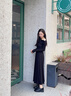 卓詩(shī)尼粗跟小皮鞋女2025年秋季新款法式氣質(zhì)配裙子小個(gè)子系帶高跟鞋單鞋 黑色 37 曬單實(shí)拍圖