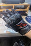 Alpinestars A星摩托車(chē)手套春秋夏季網(wǎng)眼透氣機車(chē)騎士騎行手套SMX-1 V2 黑紅色1030（歐版） S 曬單實(shí)拍圖