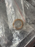 玄同 木質(zhì)戒指男女生飾品古典簡約情侶對戒學(xué)生潮人食指個性 黃金檀 曬單實拍圖