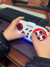 趣迷（QEOME）Switch藍牙無(wú)線(xiàn)游戲手柄Switch lite電腦PC有線(xiàn)Steam喚醒陀螺儀體感NS震動(dòng)黑神話(huà)悟空雙人成行廚房 【白黑】Switch/PC手柄+接收器 曬單實(shí)拍圖
