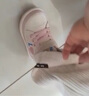泰蘭尼斯春季男童鞋子女寶寶學(xué)步鞋嬰兒鞋軟底防滑機(jī)能鞋兒童運(yùn)動(dòng)鞋女 白粉 20 內(nèi)長(zhǎng)13.5cm適合腳長(zhǎng)12.5cm 曬單實(shí)拍圖