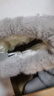 奧古獅登（Agsdon）毛毛雪地靴女冬新款加絨保暖厚底棉靴甜美棉鞋 944023 巖漿灰 39 曬單實(shí)拍圖